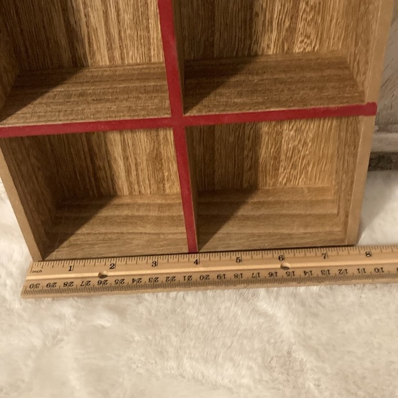 Target BP 2022 Wood Christmas Present Wall Shelf or Tabletop Decor - Picture 6 of 8